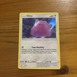 Pokemon TCG Ditto Card Detective Pikachu Holo, Card 17/18 - Image 1