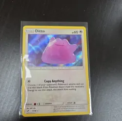 Pokemon TCG Ditto Detective Pikachu 17/18 Holo Holo Rare - Image 1