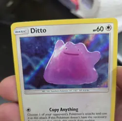 Pokemon TCG Ditto Detective Pikachu 17/18 Holo Holo Rare - Image 3