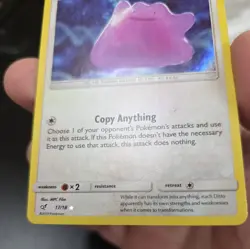 Pokemon TCG Ditto Detective Pikachu 17/18 Holo Holo Rare - Image 4