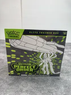 Pokemon TCG Perfect Order Elite Trainer Box ETB New & Sealed VERY SMALL SLIT - Image 1