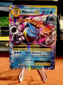 XY Evolutions Mega Pokemon M Blastoise ex 22/108 M Beedrill ex XY 158 2 Card Lot - Image 2
