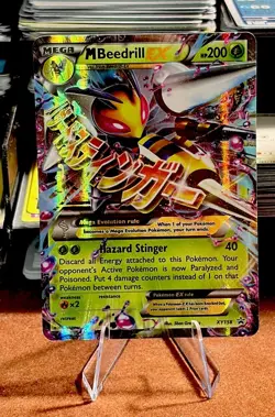 XY Evolutions Mega Pokemon M Blastoise ex 22/108 M Beedrill ex XY 158 2 Card Lot - Image 4