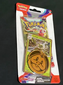 Pokemon Scarlet & Violet Booster Pack with Spidops Promo Card Sealed - Image 1