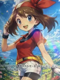 May Full Art Trainer - Holo Fan Art Card - Non Tcg - Image 2