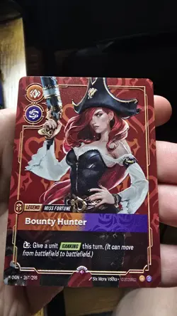 MISS FORTUNE Bounty Hunter METAL Card Hartford Prize Wall Promo Riftbound - Image 1