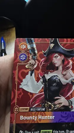 MISS FORTUNE Bounty Hunter METAL Card Hartford Prize Wall Promo Riftbound - Image 2
