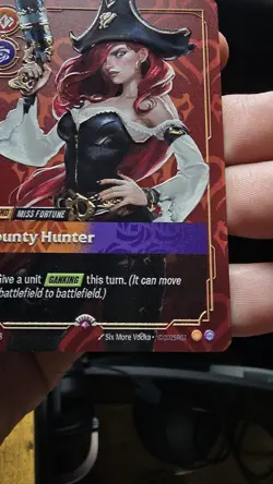 MISS FORTUNE Bounty Hunter METAL Card Hartford Prize Wall Promo Riftbound - Image 4