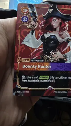 MISS FORTUNE Bounty Hunter METAL Card Hartford Prize Wall Promo Riftbound - Image 5