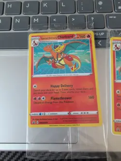 Pokemon Special Delivery Charizard SWSH075 2022 Promo Card - Image 1