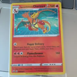 Pokemon Special Delivery Charizard SWSH075 2022 Promo Card - Image 2