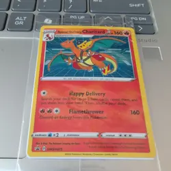 Pokemon Special Delivery Charizard SWSH075 2022 Promo Card - Image 5