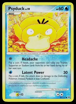 Pokemon Card - Psyduck Platinum 87/127 Common - Image 1