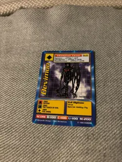 Devimon Bo-02 1st Edition Digimon Trading Card, Rare Bandai - Image 2