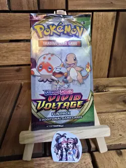 Pokemon TCG - Vivid Voltage - Fun Pack - 3 Cards - Factory Sealed - Image 1