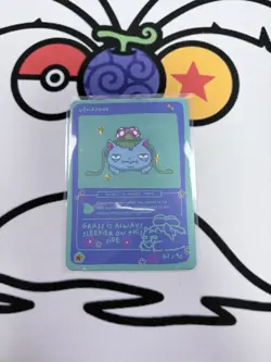 Pokedoodles Venasoor 67/90 - Rare Card - Venusaur Parody Fan Art (SLIGHT MARK) - Image 1