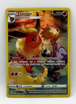 Pokemon TCG Flareon Holo Rare Trainer Gallery Card TG01/TG30 Brilliant Stars NM - Image 1