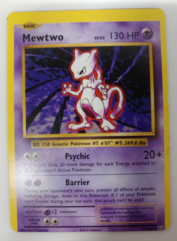 Pokemon Mewtwo 51/108 XY Evolutions Factory Miscut Error Card LP Rare - Image 3