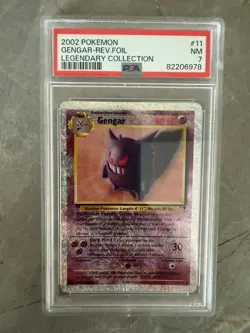 Pokemon TCG Gengar Reverse Holo 11/110 Legendary Collection WOTC Card PSA 7 - Image 1