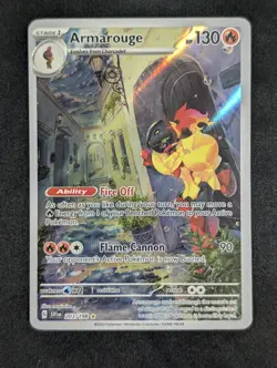 Pokemon TCG Card Armarouge 203/198 Scarlet Violet Base Illustration Rare - NM - Image 1