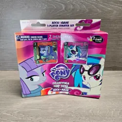 2014 Hasbro My Little Pony Rock N Rave Card Game Starter Set 2 Players Sealed - Image 1