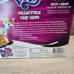 2014 Hasbro My Little Pony Rock N Rave Card Game Starter Set 2 Players Sealed - Image 3