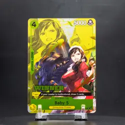 Baby 5 (Winner Pack 2026 Vol. 1) OP12-112 Foil | One Piece Promotion Card NM - Image 1
