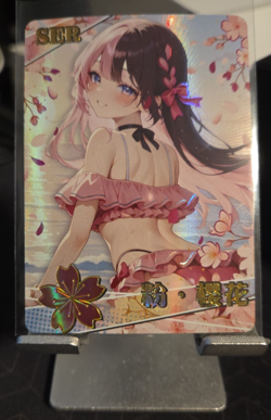 AZKi SER NS-1M14SCR-03 Goddess Story Anime TCG CCG Collectible Card - Image 1