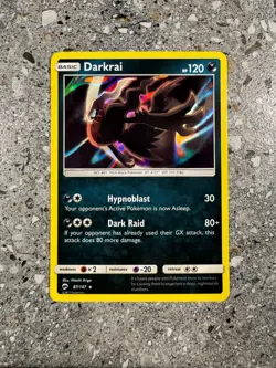 Pokemon TCG Cards Darkrai 87/147 Burning Shadows Holo Rare NM - Image 1