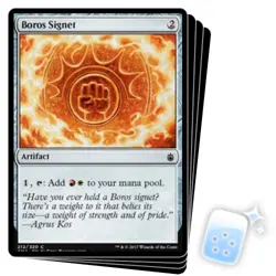 BOROS SIGNET X4 Commander Anthology Magic MTG MINT CARD - Image 1