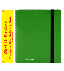 Ultra Pro Eclipse Binder Album 20 x 4 Pocket Holds 160 Trading Cards Lime Green - Image 1