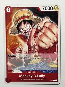 Monkey.D.Luffy P-001 One Piece Promotion Cards - Image 1