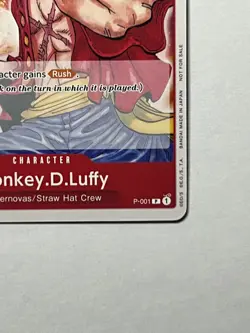 Monkey.D.Luffy P-001 One Piece Promotion Cards - Image 5