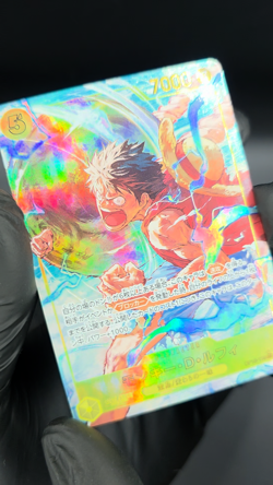 Monkey D Luffy SEC-P OP15-119 One Piece Card Game Japanese Foil Alt Art NM - Image 2