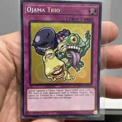 Ojama Trio BLMM-EN010 SECRET RARE 1st Edition NM FREE SHIPPING! +Bonus Cards! - Image 1