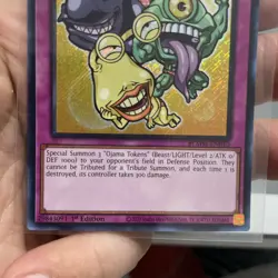 Ojama Trio BLMM-EN010 SECRET RARE 1st Edition NM FREE SHIPPING! +Bonus Cards! - Image 2