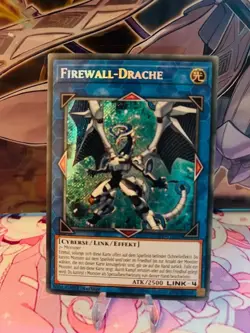 Yu-Gi-Oh! COTD-DE043 Firewall-Drache Secret Rare 1st Edition TCG deutsch - Image 1