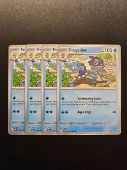 4x Frogadier 021/086 x4 - Chaos Rising - Pokemon TCG - Playset - Image 1