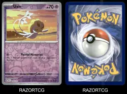 UXIE 078/191 C SURGING SPARKS POKEMON REVERSE HOLO NM/M - Image 3