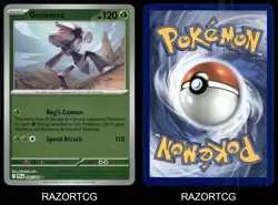 GENESECT 008/094 R PHANTASMAL FLAMES POKEMON REVERSE HOLO NM/M - Image 3