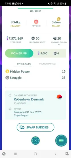 Pokemon Go Shiny Unown B - Image 2