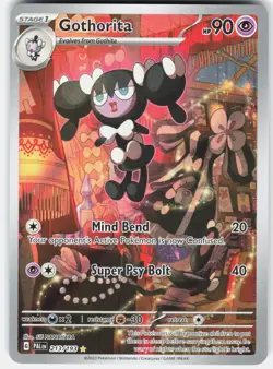 Pokemon Gothorita 213/193 Illustration Rare Paldea Evolved Pokemon Holo NM - Image 1