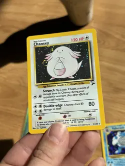 Lot of 12 Vintage Pokemon TCG Cards, Base Set, Base Set 2, eReaders NM-MP SWIRL - Image 3