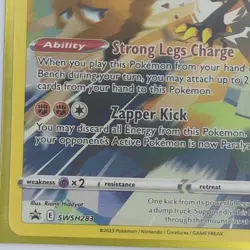 Galarian Zapdos SWSH283 SWSH: Sword & Shield Promo Cards Holo - Image 3