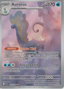 Aurorus 092/088 Holo Illustration Rare Perfect Order Pokemon Near Mint - Image 1