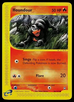 Pokemon Card - Houndour Aquapolis 86/147 Common - Image 1