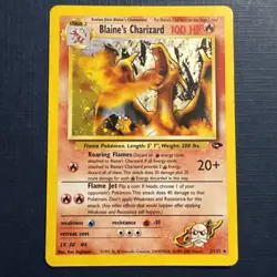 Blaine's Charizard 2/132 Holo 1999 Pokemon Card - Image 1