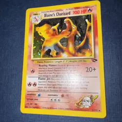 Blaine's Charizard 2/132 Holo 1999 Pokemon Card - Image 3