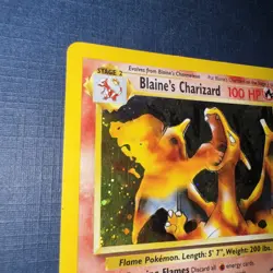 Blaine's Charizard 2/132 Holo 1999 Pokemon Card - Image 5