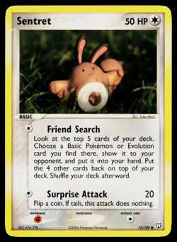 Sentret 75/109 Team Rocket Returns Common Moderately Played - Image 1